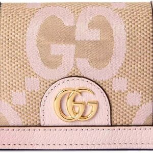 Women’s Gucci Ophidia print Jumbo G leather bifold wallet!